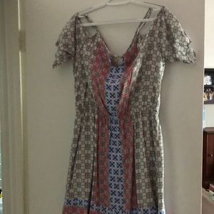 Cold shoulder dress